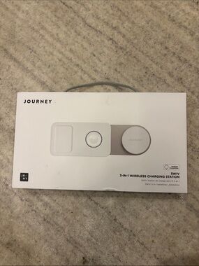 Journey 3-in-1 Wireless Charging Station - White